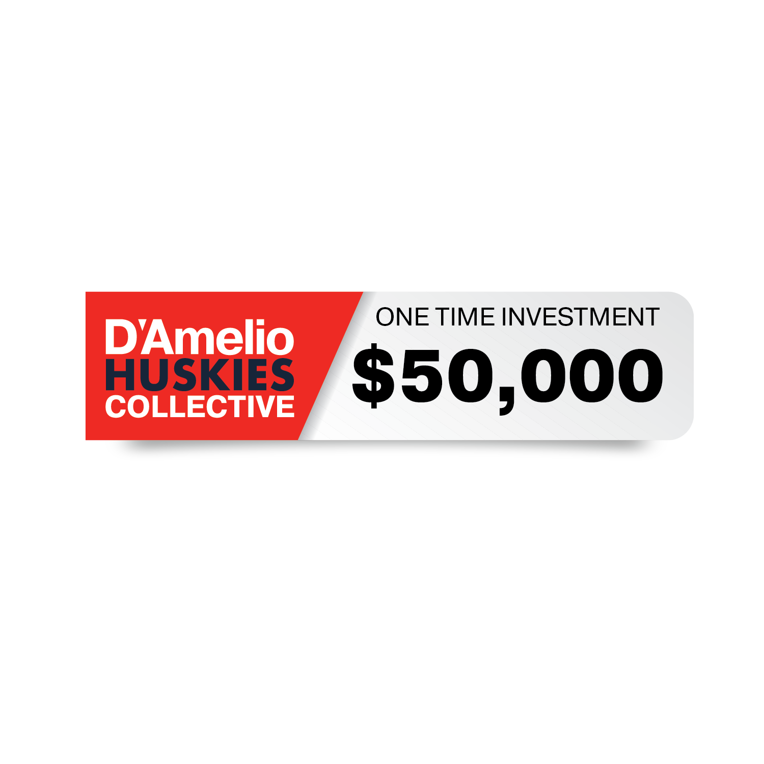 $50,000 One Time Investment